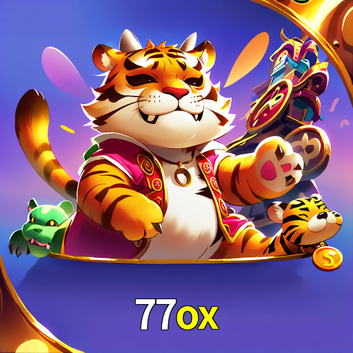 Imagem promocional da 77ox mostrando a plataforma e suas vantagens